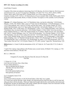 Jesus / Judaea / Pontius Pilate / John 18:38 / Life of Jesus in the New Testament / Passion / Thou / St Matthew Passion / John 20 / Religion / Christianity / Bible