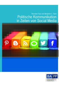 Thorsten Faas und Benjamin C. Sack  Politische Kommunikation in Zeiten von Social Media  Impressum