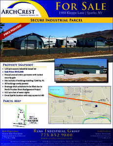 For Sale 1980 Kleppe Lane | Sparks, NV Secure Industrial Parcel D! E