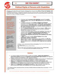 Disability / Educational psychology / Special education / International Day of People with Disability / Independent living / Inclusion / Convention on the Rights of Persons with Disabilities / Disability rights movement / Disability rights / Education / Health