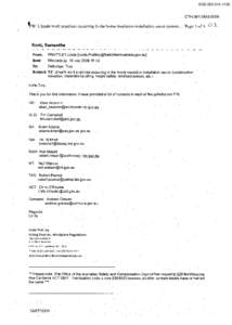 AGS[removed]CTH[removed] ~W: Unsafe work practices occurring in the home insulation installation sector (constr...  Page 1 of 3