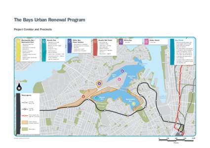 Rozelle Bay / Blackwattle Bay / Glebe Island / Rozelle /  New South Wales / White Bay Power Station / Lilyfield /  New South Wales / Darling Harbour /  New South Wales / White Bay / Glebe /  New South Wales / Sydney / Geography of New South Wales / Suburbs of Sydney