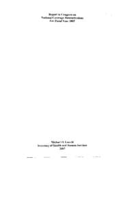 Report to Congress on   National Coverage Determinations For Fiscal Year 2005