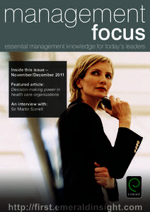 management  focus essential management knowledge for today’s leaders