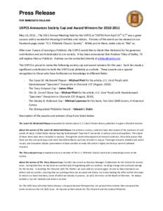 Microsoft Word[removed]04_USPCS_Announces_Cup_Award_Winners