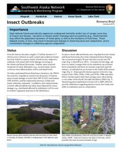 Southwest Alaska Network SWAN Inventory & Monitoring Program  National Park Service