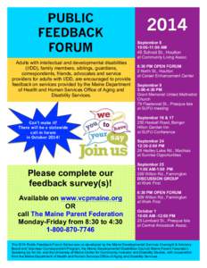 Microsoft Word - feedback forum poster 2014_all dates.docx