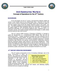 Military strategy / Net-centric / Network-centric warfare / Battlespace / Anti-submarine warfare / Anti-submarine weapon / Submarine / Military science / Command and control / Military