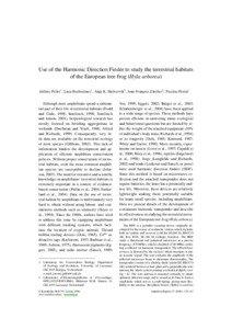 Use of the Harmonic Direction Finder to study the terrestrial habitats of the European tree frog (Hyla arborea) Jérôme Pellet1 , Luca Rechsteiner1 , Anja K. Skrivervik2 , Jean-François Zürcher2 , Nicolas Perrin1