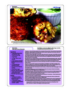 Samoas Curry Arancini Recipe Card