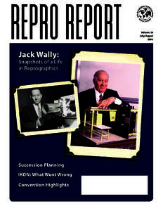 REPRO REPORT  Volume 24 July/August 2005