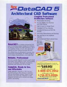 ~eWaDataCAD® 5 Architectural CAD Software Complete Professional Architecture Software  »