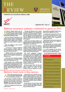 THE REVIEW Published by the Central Bank of Bahrain (CBB) September 2012 Issue 32