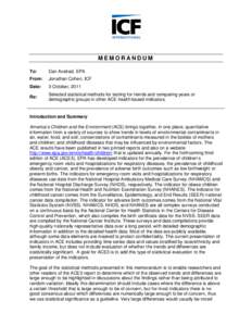 Econometrics / Estimation theory / Population / Trend estimation / National Health and Nutrition Examination Survey / Normality test / Demography / Birth rate / Normality / Statistics / Statistical tests / Parametric statistics