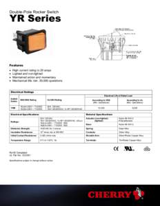 Microsoft Word - YR Series_Datasheet_100112.doc