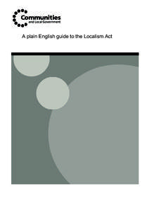 A plain English guide to the Localism Bill - Update