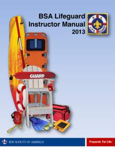BSA Lifeguard Instructor Manual 2013 ISBN[removed][removed]Printing