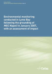 Science Series Aquatic Environment Monitoring Report no. 61 Environmental monitoring conducted in Lyme Bay following the grounding of