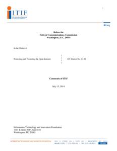 Network neutrality / Computer law / Broadband / Internet / Video on demand / Common carrier / Federal Communications Commission / Verizon Communications / Comcast / Internet access / Law / Technology