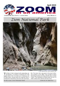 Zion National Park  In Zion National Park, Photo © Bozena Piłat T