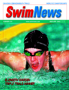 CANADIAN COMMONWEALTH TRIALS  NUMBER 270 www.swimnews.com