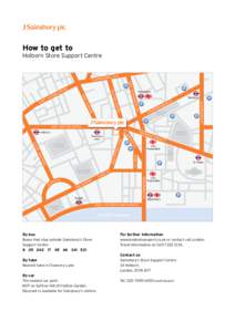 How to get to Holborn Store Support Centre L RD  Farringdon