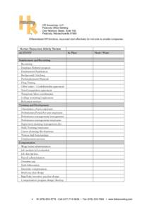 HR Insourcing, LLC Peabody Office Building One Newbury Street, Suite 105 Peabody, Massachusetts[removed]Differentiated HR functions, insourced cost effectively for mid-size to smaller companies..