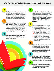 Lottery / Gambling in the United Kingdom / Louisiana Lottery / Florida Lottery / State governments of the United States / Gambling / Economy of the United States