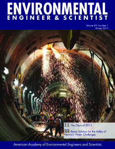 ENVIRONMENTAL ENGINEER & SCIENTIST Volume 49, Number 1 Winter 2013