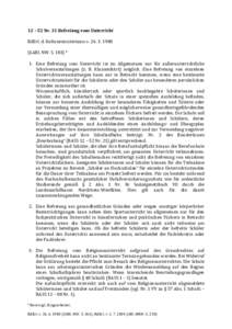 12	
  –	
  52	
  Nr.	
  31	
  Befreiung	
  vom	
  Unterricht	
   	
   RdErl.	
  d.	
  Kultusministeriums	
  v.	
  26.	
  3.	
  1980	
  	
     (GABl.	
  NW.	
  S.	
  183)	
  *	
  	
   	
  