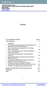 Abolitionism / Slavery / American studies / Uncle Tom / Quadroon / Slave narrative / Martyr / University of Cambridge / Culture / African-American culture / Cultural history of the United States / American literature