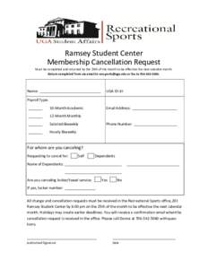 Cancellation Request Form-Ramsey Student Center.pub