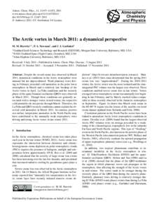 Atmos. Chem. Phys., 11, 11447–11453, 2011 www.atmos-chem-phys.net[removed]doi:[removed]acp[removed] © Author(s[removed]CC Attribution 3.0 License.  Atmospheric