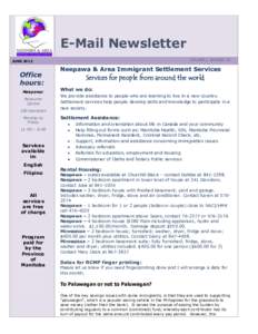 E-Mail Newsletter VOLUME 1, NUMBER 32 JUNE[removed]Office