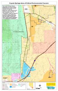 Coyote Springs Area of Critical Environmental Concern Meadow Valley Range  The Coyote Springs Valley is