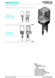 ARI-PREMIO®-Plus  Electric thrust actuator Electric actuator ARI-PREMIO®-Plus