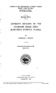 UNITED STATES DEPARTMENT OF THE INTERIOR Harold L. Ickes, Secretary GEOLOGICAL SURVEY W. C. Mendenhall, Director  Bulletin 936-N