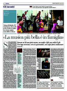 40 Cultura  Domenica 28 Agosto 2011 Corriere della Sera ❜❜