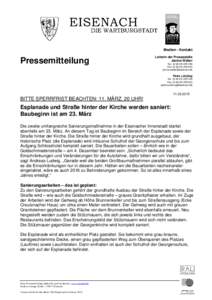 Medien - Kontakt  Pressemitteilung Leiterin der Pressestelle Janina Walter