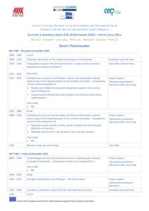 THE ROLE OF S OCIAL PARTNERS IN THE D EVELOPMENT AND IMPLEMENTATION OF  FLEXIBILITY AND SECURITY IN CONTEMPORARY LABOUR M ARKETS CLUSTER 2 SEMINAR LISBON 9 & 10 DECEMBER 2010 – HOTEL VILLA RICA