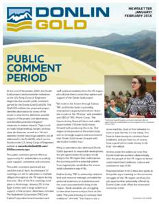 NEWSLETTER JANUARY/ FEBRUARY 2016 PUBLIC COMMENT