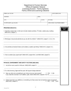 Microsoft Word - B7- Family Child Care Licensing Checklist.doc