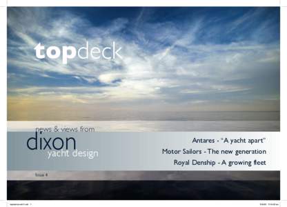 topdeck news & views from dixon  yacht design