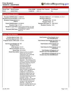 Health / Health care provider / American Recovery and Reinvestment Act / Medicine / United States / Healthcare / National Health Service Corps / United States Department of Health and Human Services