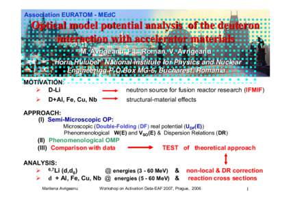 Microsoft PowerPoint - EAF-2007-19_AvrigeanuM.ppt [Read-Only]