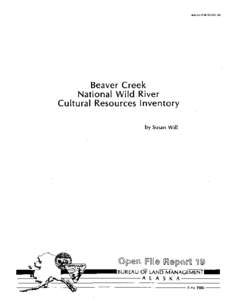 BLM-AK-PT-86-<l24[removed]Beaver Creek National Wild River