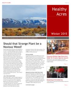 HEALTHY ACRES  Issue 12 Healthy Acres