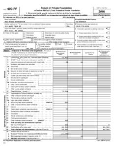 Form  990-PF Return of Private Foundation