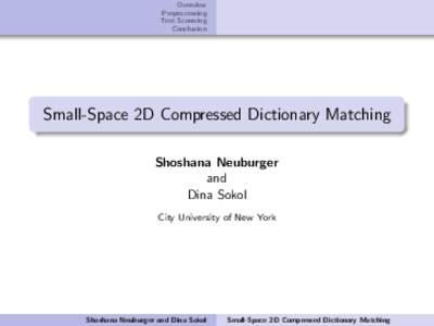Small-Space 2D Compressed Dictionary Matching