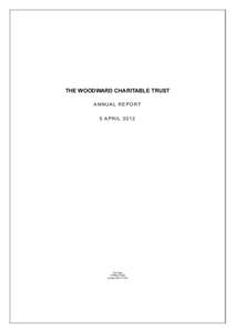 Microsoft Word - Woodward Annual report - 5 April 2012 FINAL.docx
